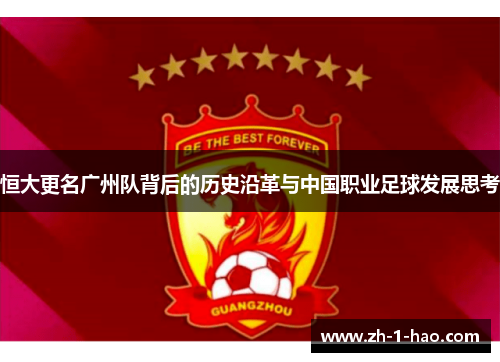 恒大更名广州队背后的历史沿革与中国职业足球发展思考